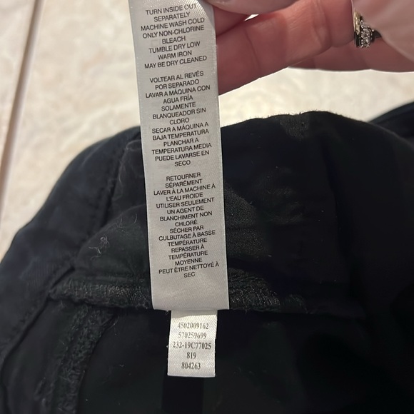 Chico’s Black Perfect Stretch Girlfriend Slim Leg Ankle Denim Jeans 2.5 - Picture 7 of 14